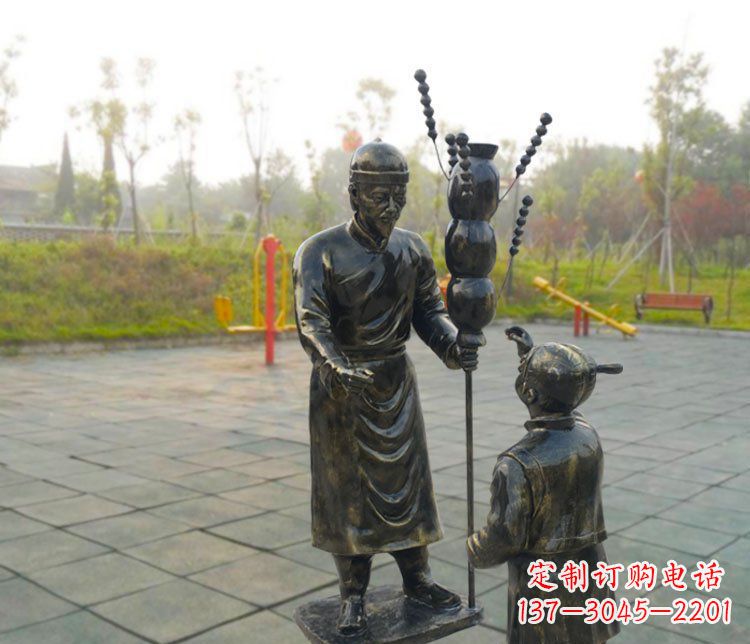 威海精美仿铜葫芦雕塑