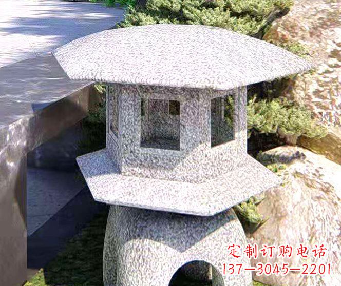 威海公园景观小型石灯雕塑 (2)
