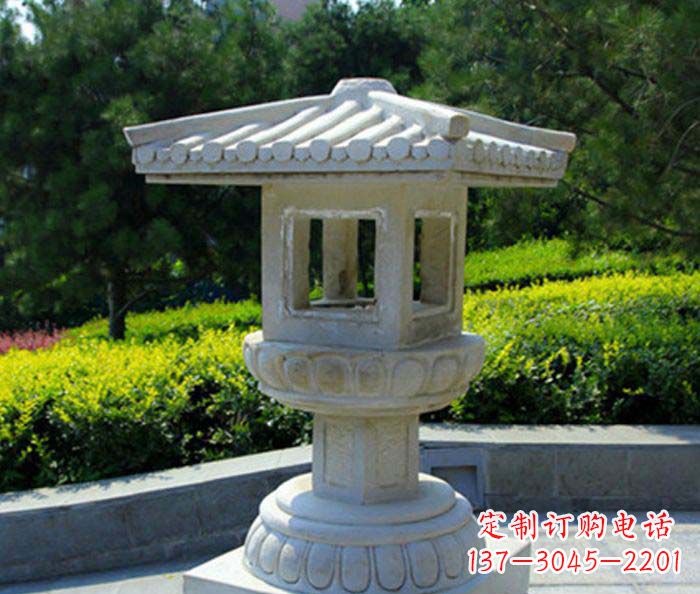 威海公园景观小型石灯雕塑