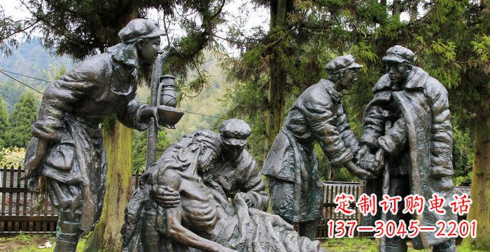 威海红军铜雕,宣扬时代之精神