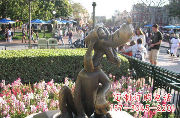 威海把宠物也带上,铜雕动物雕塑可以用艺术诠释你的心意
