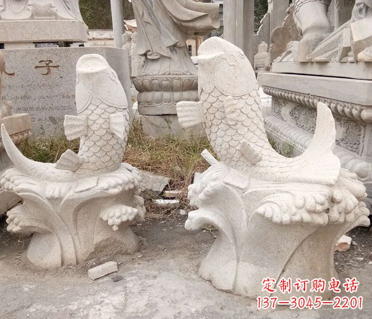 威海鲤鱼雕塑定制