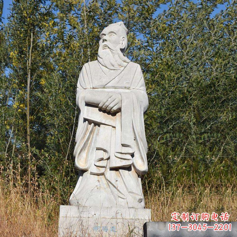 威海以司马迁石雕塑展现古代名人