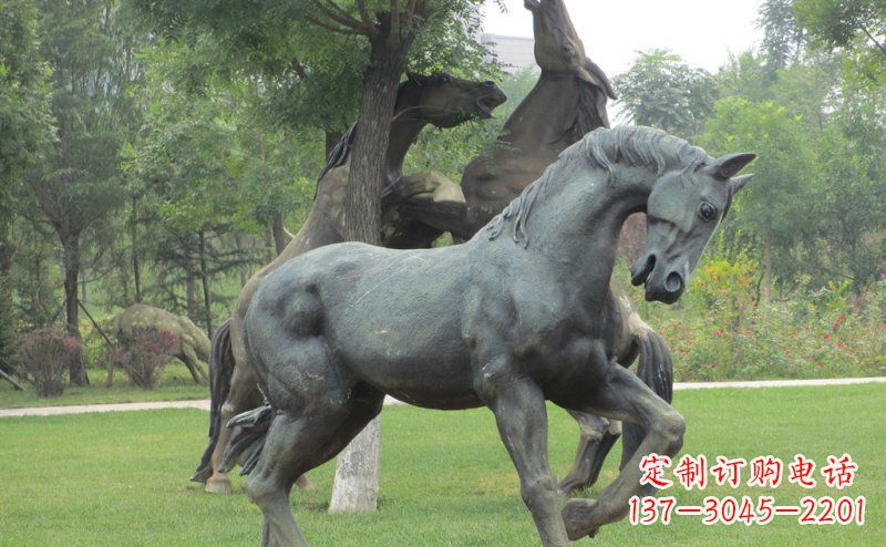 威海动物景观铜雕艺术品
