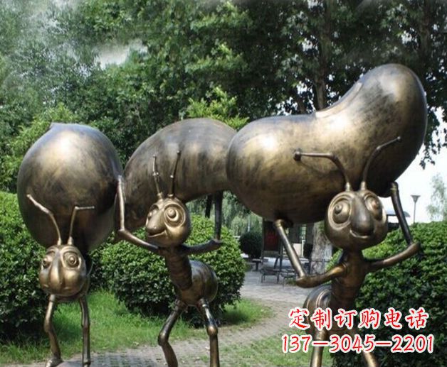 威海雕刻精灵——蚂蚁铜雕