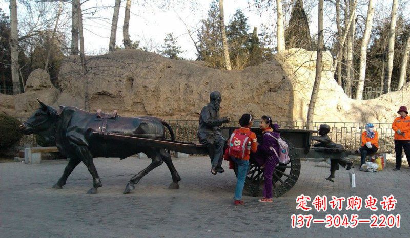 威海传承历史,记录岁月——领雕塑定制小孩雕塑