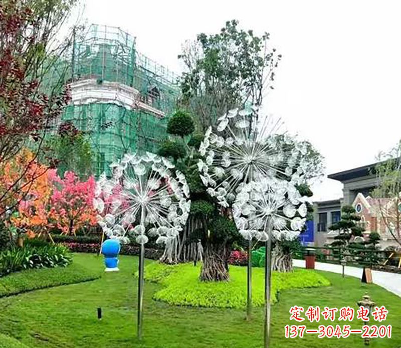威海公园蒲公英雕塑