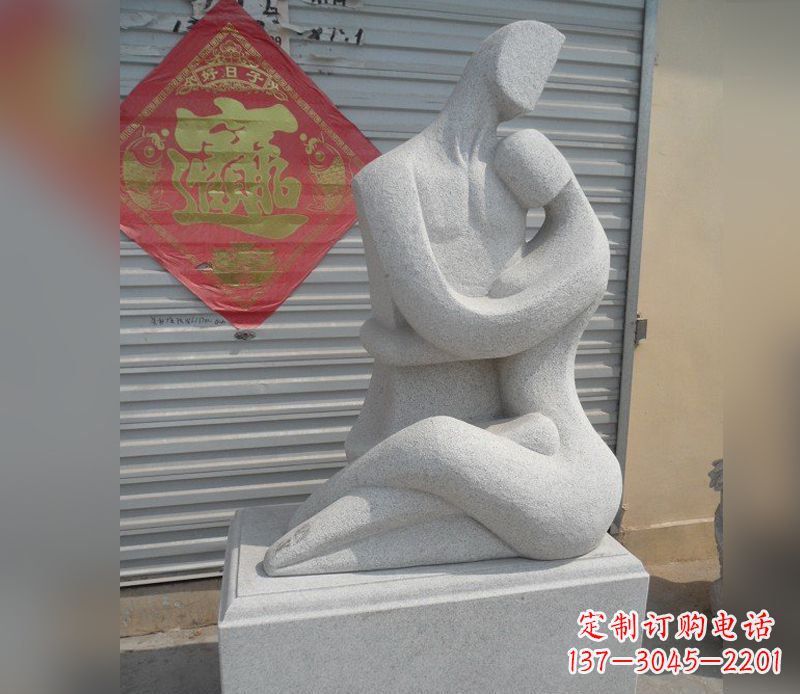 威海唯美情侣雕塑