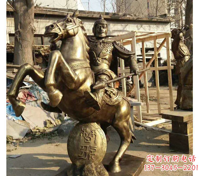 威海高雅骑马雕塑