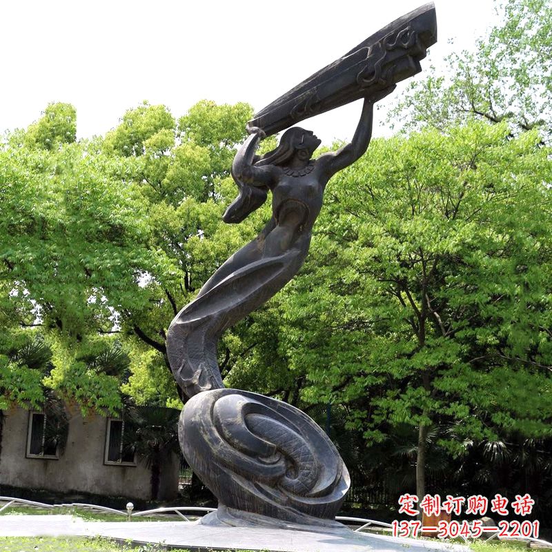 威海精致精美的女娲补天雕塑