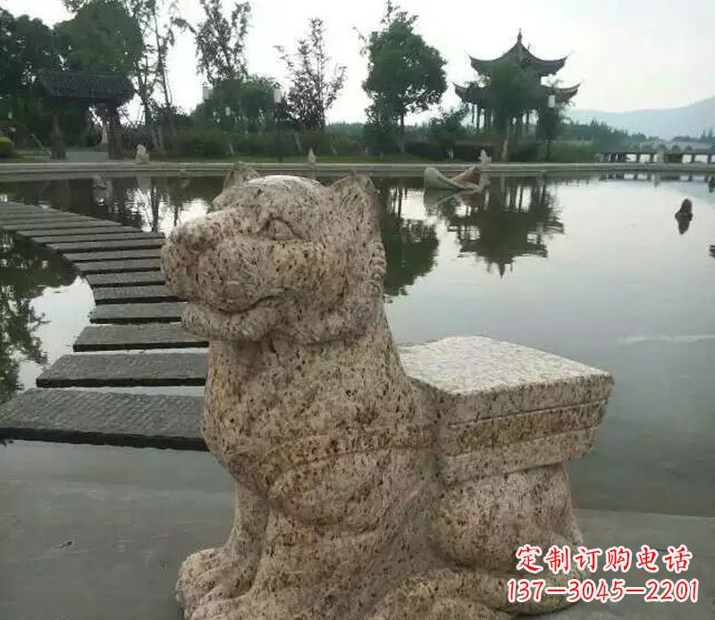 威海中领雕塑—十二生肖石虎雕塑
