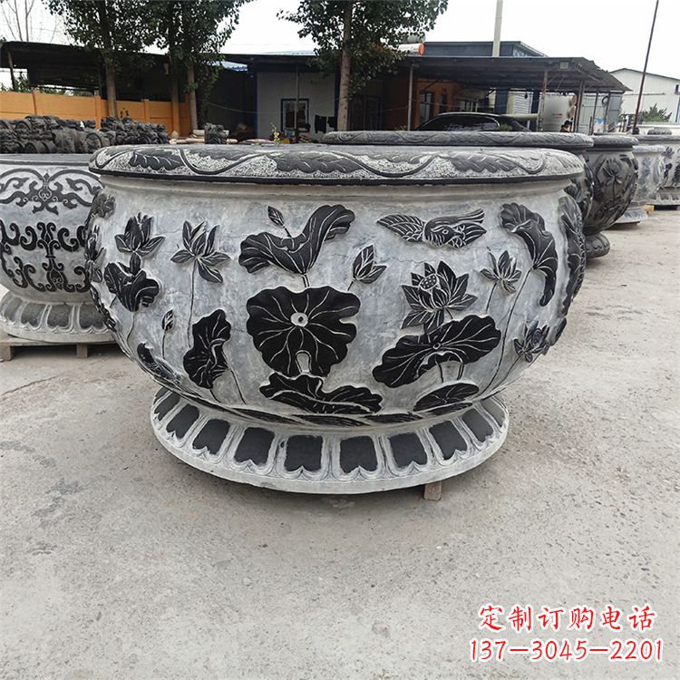 威海精美石雕水缸——雕刻您的艺术一生