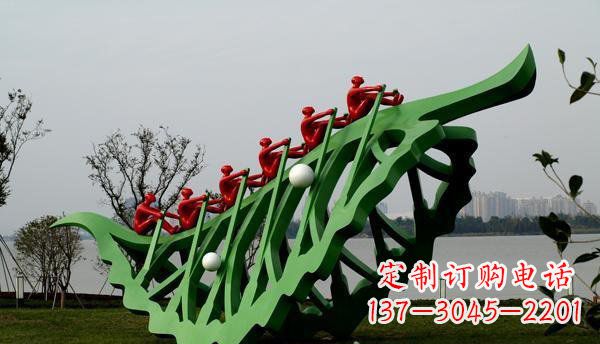 威海不锈钢树叶雕塑