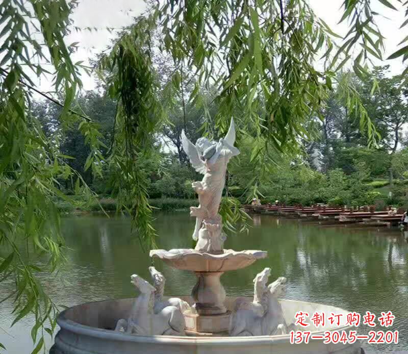 威海公园天使景观石雕