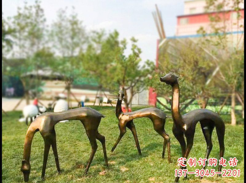 威海艺术欣赏——梅花鹿雕塑