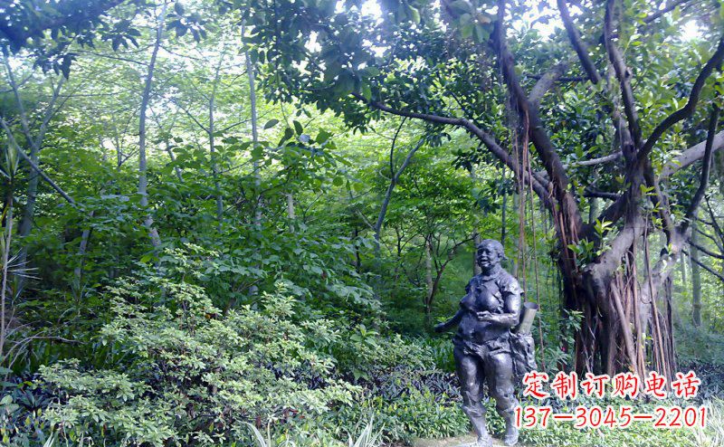 威海铜雕西方女人人物雕塑