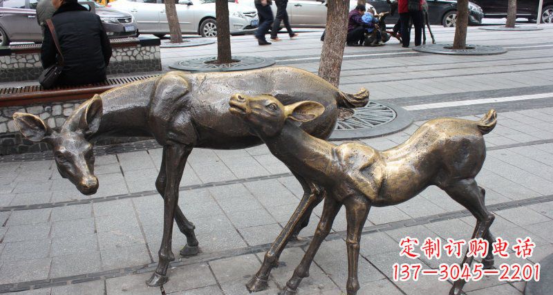 威海精美铜雕动物雕塑