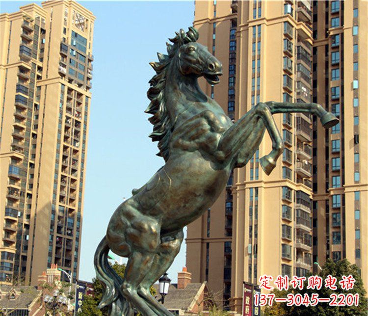 威海中领雕塑充满细节的动物铜雕