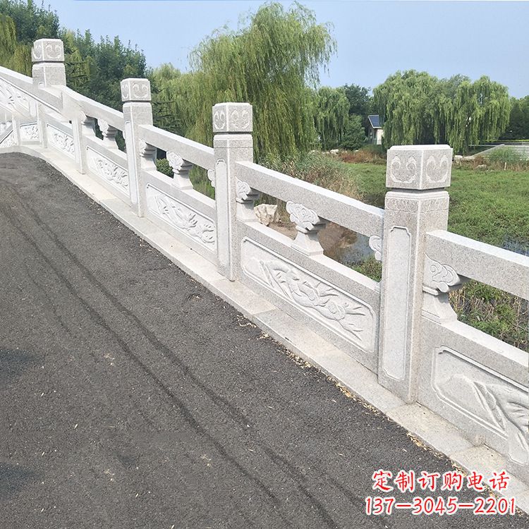 威海独特的大理石栏杆护栏雕塑,让公园更加精致