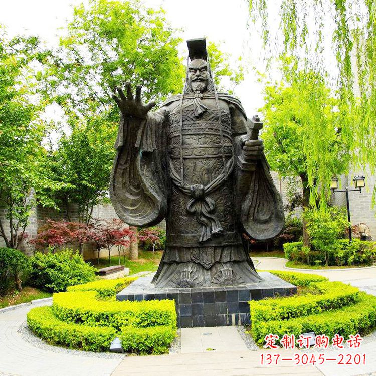 威海定制秦始皇古代帝王大型雕塑