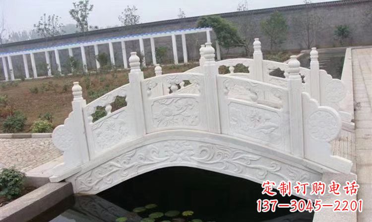 威海精美雕刻的拱桥石雕户外摆件,装点您的园林景观