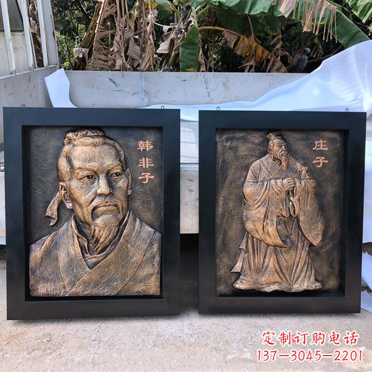 威海中领雕塑专业的古代历史名人头像雕塑定制