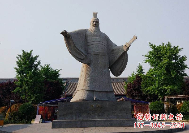威海超越时空的名人雕塑