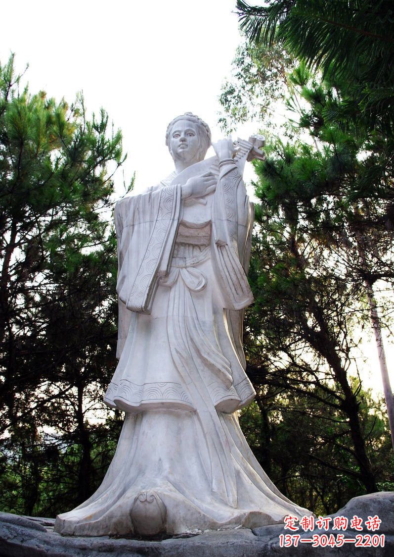 威海传承古代高贵,纪念王昭君石雕