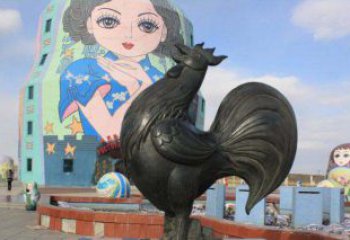 威海艺术精美的公鸡雕塑
