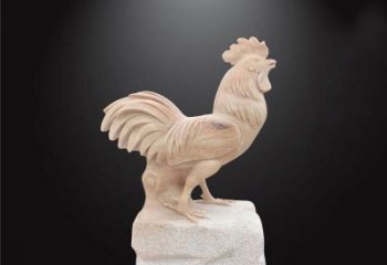 威海公园动物公鸡石雕