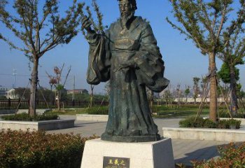 威海精美大师级铜雕——王羲之雕像