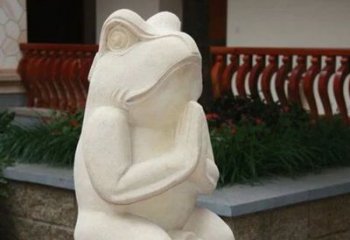 威海中领雕塑精美绝伦的青蛙石雕