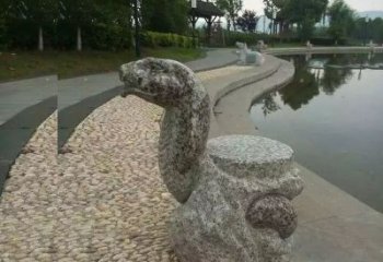 威海中领雕塑-十二生肖蛇石雕