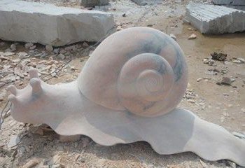威海真实大小的蜗牛石雕