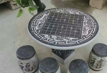 威海公园景观石桌凳雕塑
