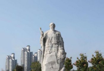 威海具有历史意义的画家齐白石汉白玉雕像