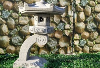 威海公园照明出色的灯笼雕塑