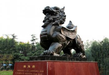威海独角兽雕塑，释放公正之美