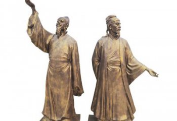 威海中领雕塑-传承古代文人雅士李白雕塑
