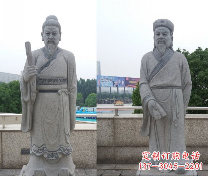 威海追随韩非、韩愈传统,精品石雕——韩愈雕塑