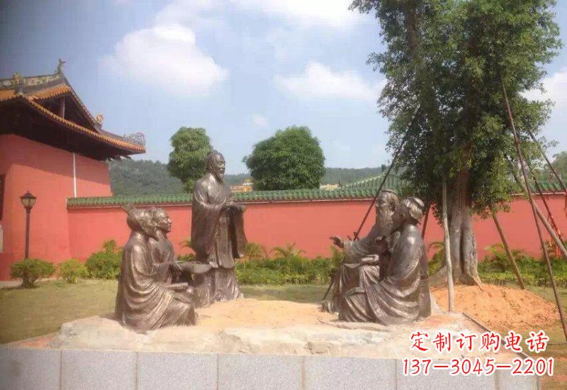 威海经典经典,传承孔子之魅力——孔子铜雕