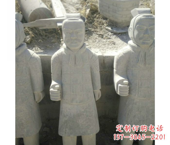 威海欣赏秦帝国历史,精美的兵马俑雕塑