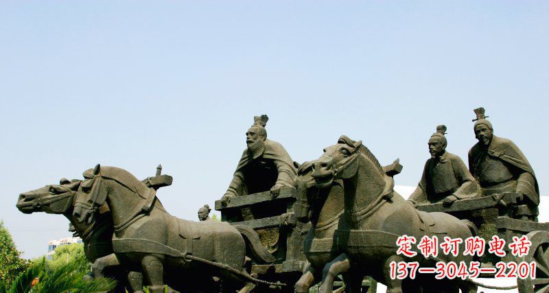 威海中领雕塑--尊贵马车雕塑