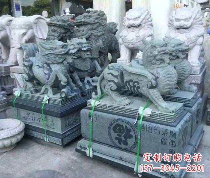 威海古典神秘貔貅雕塑