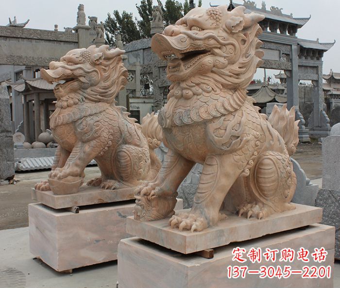 威海尊贵的古典麒麟雕塑