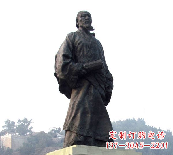 威海中领雕塑司马迁雕像,正宗传承古代文化