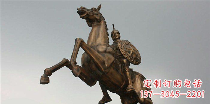 威海古罗马骑马战士铜雕——令人惊叹的骑马雕塑
