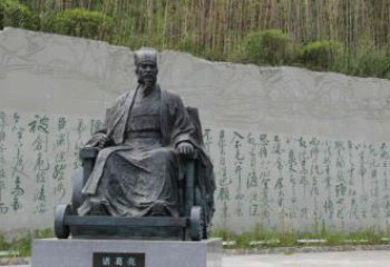 威海古典诸葛亮雕塑