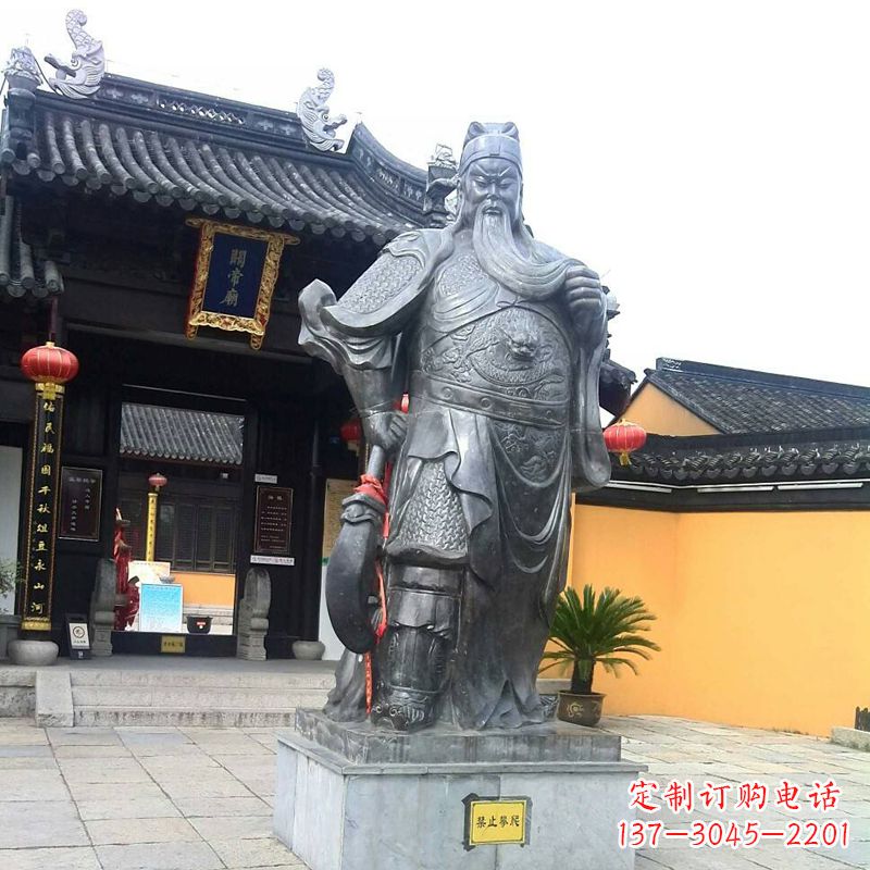 威海中领雕塑:荣耀传统,精美关公雕塑