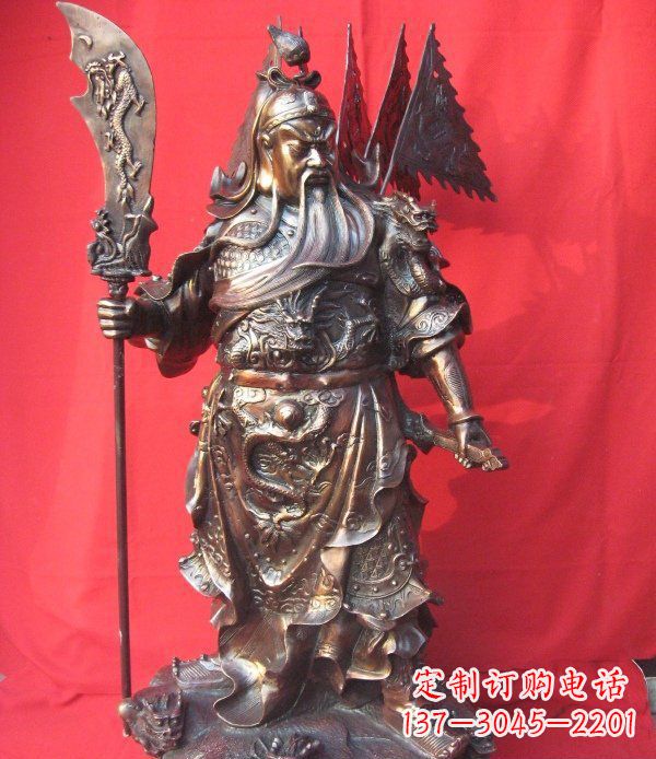 威海中领雕塑:以关公雕塑打造您的定制之作